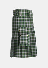Utility_MacLaren_Dress_Tartan_649_kilt_left_image_with_pleated_design_and_adjustable_buckles_for_men