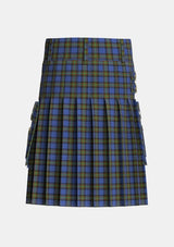 Utility_MacLaurin_of_Brioch_Tartan_344_kilt_back_image_with_pleated_design_and_adjustable_buckles_for_men
