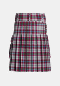 Utility_MacLean_of_Duart_Dress_4_Tartan_59_kilt_back_image_with_pleated_design_and_adjustable_buckles_for_men
