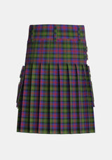 Utility_MacLennan_2_Tartan_1429_kilt_back_image_with_pleated_design_and_adjustable_buckles_for_men