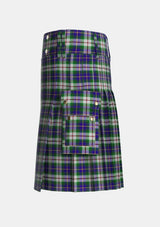 Utility_MacLeod_of_California_Tartan_1623_kilt_left_image_with_pleated_design_and_adjustable_buckles_for_men