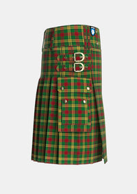 Utility_MacMillan_1946_Tartan_3496_kilt_right_image_with_pleated_design_and_adjustable_buckles_for_men