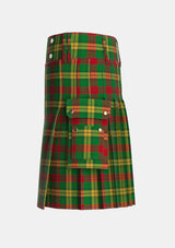 Utility_MacMillan_Society_of_Glasgow_Tartan_1271_kilt_left_image_with_pleated_design_and_adjustable_buckles_for_men