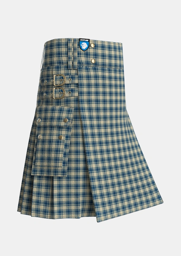 Utility_MacMugen_Personal_Tartan_2657_kilt_side_image_with_pleated_design_and_adjustable_buckles_for_men