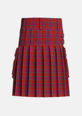 Utility_MacNab_Old_Tartan_1451_kilt_back_image_with_pleated_design_and_adjustable_buckles_for_men