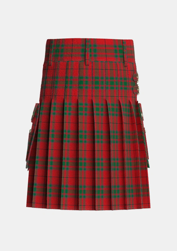 Utility_MacNab_VS_Tartan_838_kilt_back_image_with_pleated_design_and_adjustable_buckles_for_men