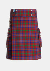 Utility_MacNiven_Tartan_752_kilt_front_image_with_pleated_design_and_adjustable_buckles_for_men