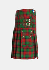 Utility_MacPhail_Tartan_1031_kilt_right_image_with_pleated_design_and_adjustable_buckles_for_men