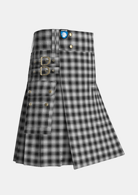 Utility_MacPhee_Tartan_1252_kilt_side_image_with_pleated_design_and_adjustable_buckles_for_men