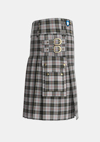 Utility_MacPherson_10_Tartan_1690_kilt_right_image_with_pleated_design_and_adjustable_buckles_for_men