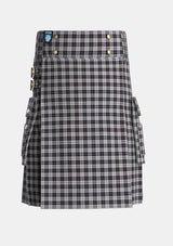 Utility_MacPherson_4_Tartan_1344_kilt_front_image_with_pleated_design_and_adjustable_buckles_for_men