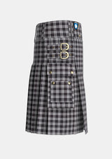 Utility_MacPherson_4_Tartan_1344_kilt_right_image_with_pleated_design_and_adjustable_buckles_for_men
