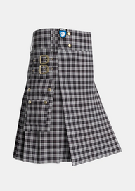 Utility_MacPherson_4_Tartan_1344_kilt_side_image_with_pleated_design_and_adjustable_buckles_for_men