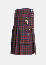 Utility_MacPherson_7_Tartan_1412_kilt_right_image_with_pleated_design_and_adjustable_buckles_for_men