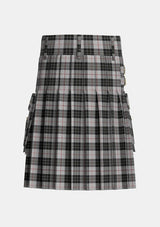 Utility_MacPherson_Dress_1842_Tartan_1872_kilt_back_image_with_pleated_design_and_adjustable_buckles_for_men