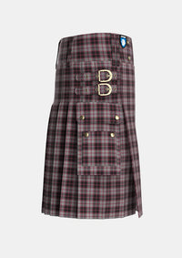 Utility_MacPherson_Hunting_2_Tartan_547_kilt_right_image_with_pleated_design_and_adjustable_buckles_for_men