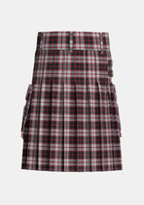Utility_MacPherson_Tartan_548_kilt_back_image_with_pleated_design_and_adjustable_buckles_for_men