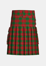 Utility_MacPhie_tartan_1847_kilt_back_image_with_pleated_design_and_adjustable_buckles_for_men