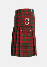 Utility_MacQuarrie_7_Tartan_872_kilt_right_image_with_pleated_design_and_adjustable_buckles_for_men