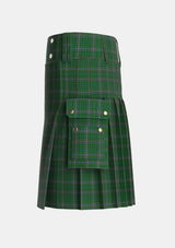Utility_MacRae_2_Tartan_773_kilt_left_image_with_pleated_design_and_adjustable_buckles_for_men