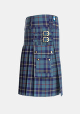 Utility_MacRaes_of_America_Tartan_7304_kilt_right_image_with_pleated_design_and_adjustable_buckles_for_men