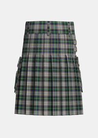 Utility_MacSheehy_Tartan_3572_kilt_back_image_with_pleated_design_and_adjustable_buckles_for_men
