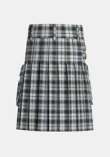 Utility_MacTavish_of_Dunardry_Dress_Tartan_10731_kilt_back_image_with_pleated_design_and_adjustable_buckles_for_men
