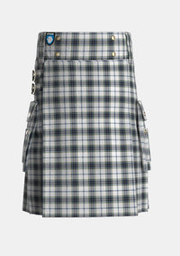 Utility_MacTavish_of_Dunardry_Dress_Tartan_10731_kilt_front_image_with_pleated_design_and_adjustable_buckles_for_men
