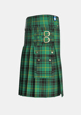 Utility_Macarthur_tartan_1100_kilt_right_image_with_pleated_design_and_adjustable_buckles_for_men