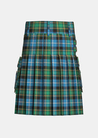 Utility_Macrae_tartan_kilt_back_image_with_pleated_design_and_adjustable_buckles_for_men