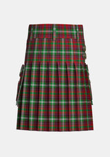 Utility_Maguire_Tartan_6065_kilt_back_image_with_pleated_design_and_adjustable_buckles_for_men