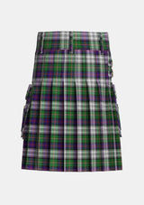 Utility_Malcolm_Dress_2_Tartan_1977_kilt_back_image_with_pleated_design_and_adjustable_buckles_for_men