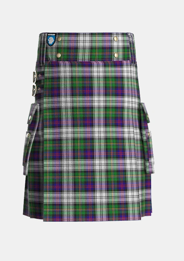 Utility_Malcolm_Dress_2_Tartan_1977_kilt_front_image_with_pleated_design_and_adjustable_buckles_for_men
