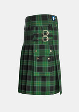 Utility_Malone_Tartan_11588_kilt_right_image_with_pleated_design_and_adjustable_buckles_for_men