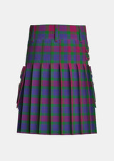 Utility_Mar_Dress_Tartan_529_kilt_back_image_with_pleated_design_and_adjustable_buckles_for_men