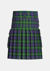 Utility_Maresh_Tartan_6264_kilt_back_image_with_pleated_design_and_adjustable_buckles_for_men