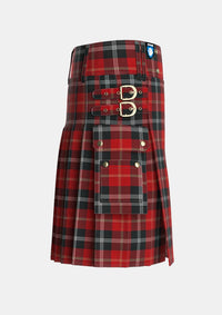 Utility_Marjoribanks_2_Tartan_2607_kilt_right_image_with_pleated_design_and_adjustable_buckles_for_men