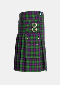 Utility_Martin_Hunting_Tartan_4943_kilt_right_image_with_pleated_design_and_adjustable_buckles_for_men