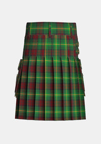 Utility_Martin_tartan_1207_kilt_back_image_with_pleated_design_and_adjustable_buckles_for_men