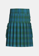 Utility_Matheson_Hunting_2_Tartan_693_kilt_back_image_with_pleated_design_and_adjustable_buckles_for_men