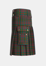 Utility_Matheson_Hunting_STS_incomplete_sett_Tartan_902_kilt_left_image_with_pleated_design_and_adjustable_buckles_for_men