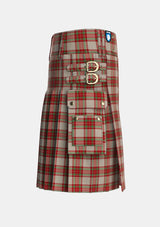 Utility_McBrayer_Dress_Tartan_7205_kilt_right_image_with_pleated_design_and_adjustable_buckles_for_men