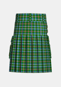 Utility_McClure_Niall_tartan_14516_kilt_back_image_with_pleated_design_and_adjustable_buckles_for_men