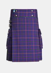 Utility_McCreadie_S_A_M_Tartan_13557_kilt_front_image_with_pleated_design_and_adjustable_buckles_for_men