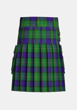 Utility_McFadden_Tartan_2656_kilt_back_image_with_pleated_design_and_adjustable_buckles_for_men