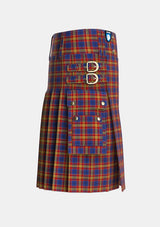 Utility_McGurk_Personal_Tartan_7159_kilt_right_image_with_pleated_design_and_adjustable_buckles_for_men