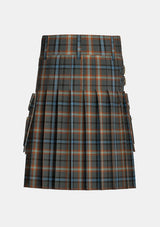 Utility_McHale_Barry_Tartan_10708_kilt_back_image_with_pleated_design_and_adjustable_buckles_for_men
