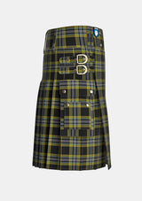 Utility_McIntyre_Collegium_tartan_12730_kilt_right_image_with_pleated_design_and_adjustable_buckles_for_men