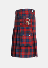 Utility_McKnight_Personal_Tartan_2179_kilt_right_image_with_pleated_design_and_adjustable_buckles_for_men