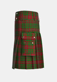 Utility_McNee_Tartan_6917_kilt_left_image_with_pleated_design_and_adjustable_buckles_for_men